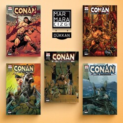 Conan The Barbarian Sayı 01-05 Set - Marmara Çizgi