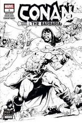 Marmara Çizgi - Conan The Barbarian Sayı 1 Marmara Çizgi Mahmud Asrar Fuar Variantı