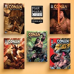 Conan The Barbarian Sayı 16-20 Set - Marmara Çizgi