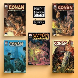 Conan The Barbarian Sayı 06-10 Set - Marmara Çizgi