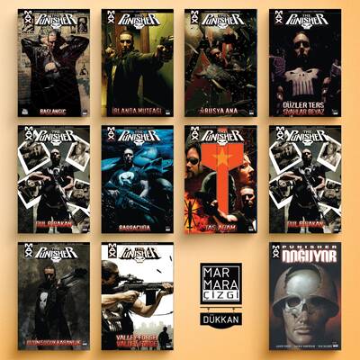 Punisher MAX Tam Set (Hasarlı) - Marmara Çizgi