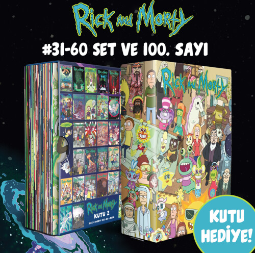 Rick And Morty #31-60 Set ve 100. Sayı (Kutulu) - Marmara Çizgi