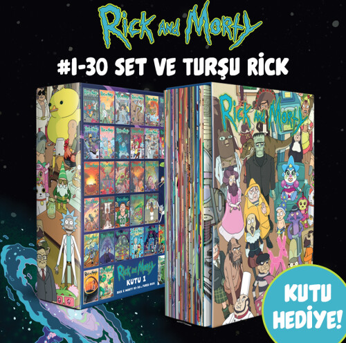 Rick And Morty #1-30 Set ve Turşu Rick (Kutulu) - 1
