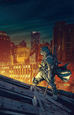 Son Ronin Sayı 1 (150 Limitli Marmara Dükkan Varyantı B - Santolouco) - IDW Publishing