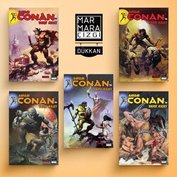 Barbar Conan′ın Vahşi Kılıcı 01-05 Set - Marmara Çizgi
