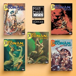 Barbar Conan'ın Vahşi Kılıcı 11-15 Set - Marmara Çizgi