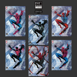 Ultimate Spider-Man Sayı 1 Marmara Dükkan Varyant Seti - 1